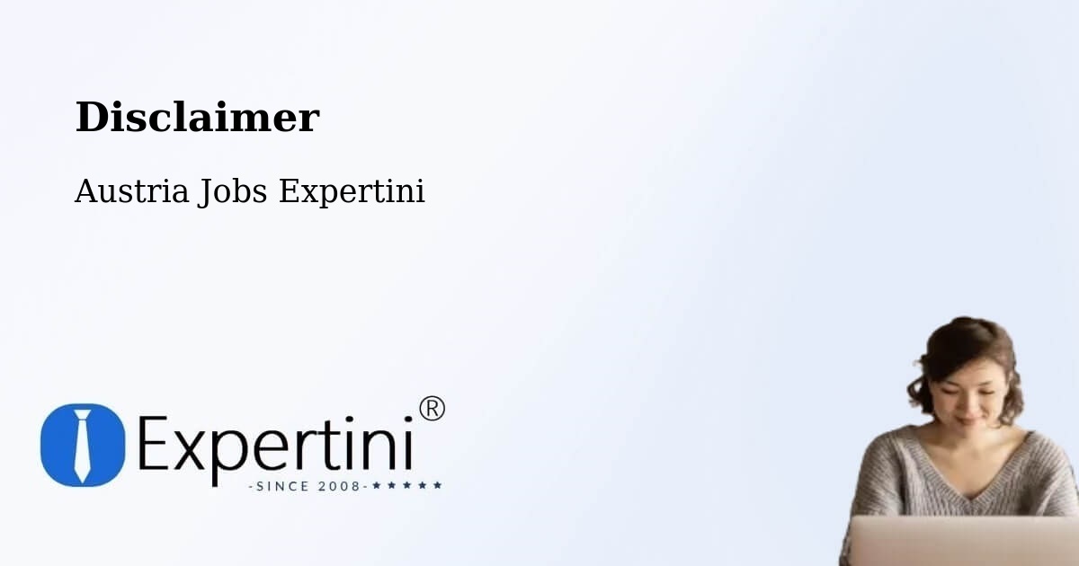 Disclaimer – Stans - Austria Jobs Expertini