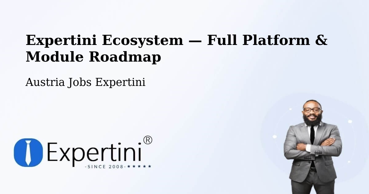 Expertini Ecosystem — Full Platform & Module Roadmap – Stans