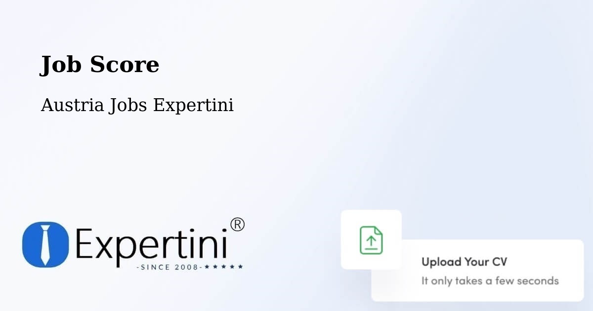 Job Score & Job Description Score Tool – Stans - Austria Jobs Expertini